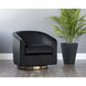 Hazel Gold / Black Sky Swivel Lounge Chair, Swivel